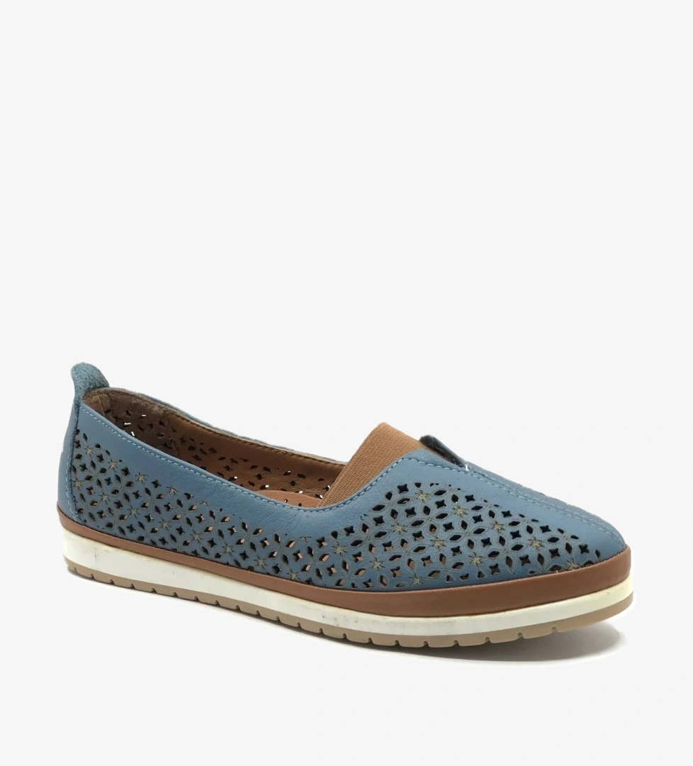 Kocamanlar New Style Kadın Deri Casual Ayakkabı Babet model görseli