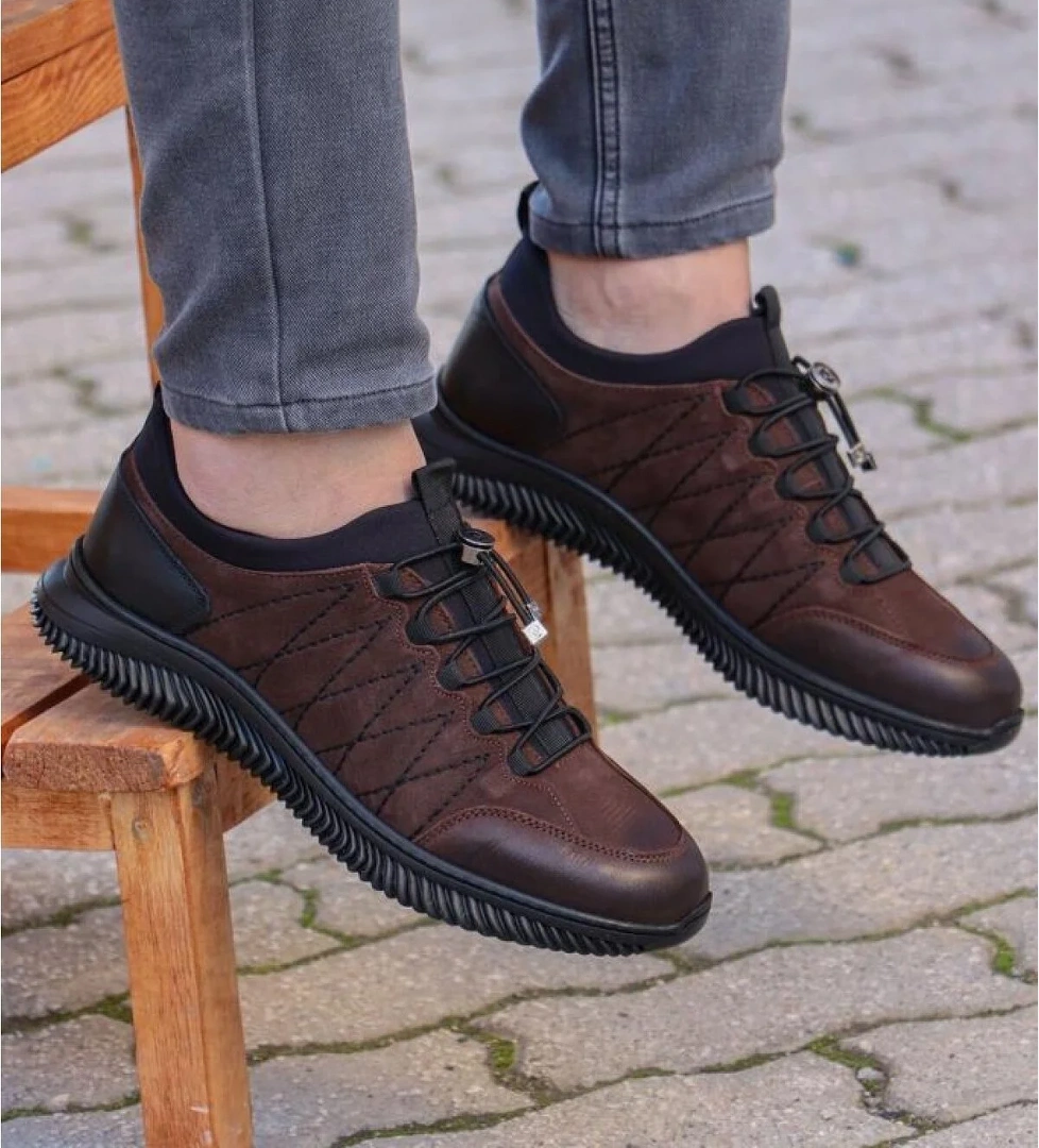 77541 Termo Taban Erkek Günlük Nubuk Deri Ayakkabı