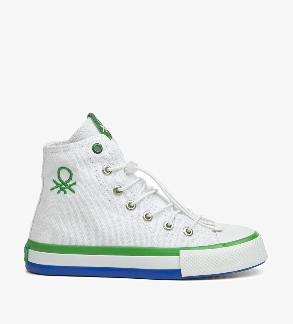 Benetton Beyaz Benetton Bn BN-30193 3394 Çocuk Spor Ayakkabı