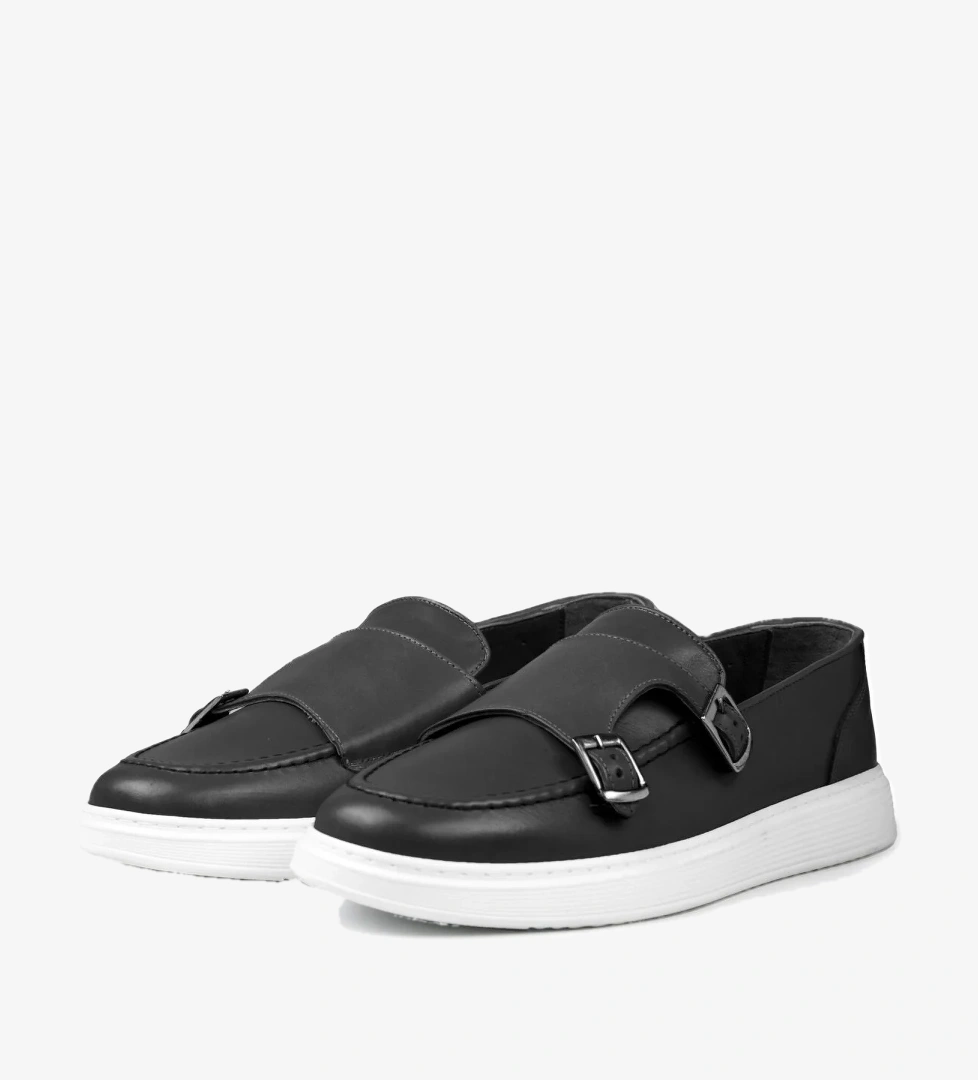 Strap Deri Erkek Günlük Ayakkabı, Loafer Ayakkabı, Günlük Ayakkabı, Hafif Ayakkabı