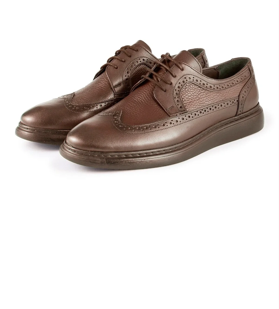 Lusso Hakiki Deri Erkek Günlük Klasik Ayakkabı, Hakiki Deri Klasik Ayakkabı, Derby Klasik