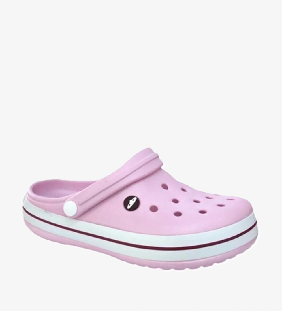 Akinal Akınal E195.Z.024 Medical Sabo Kadın Terlik Pudra Beyaz Bordo model görseli