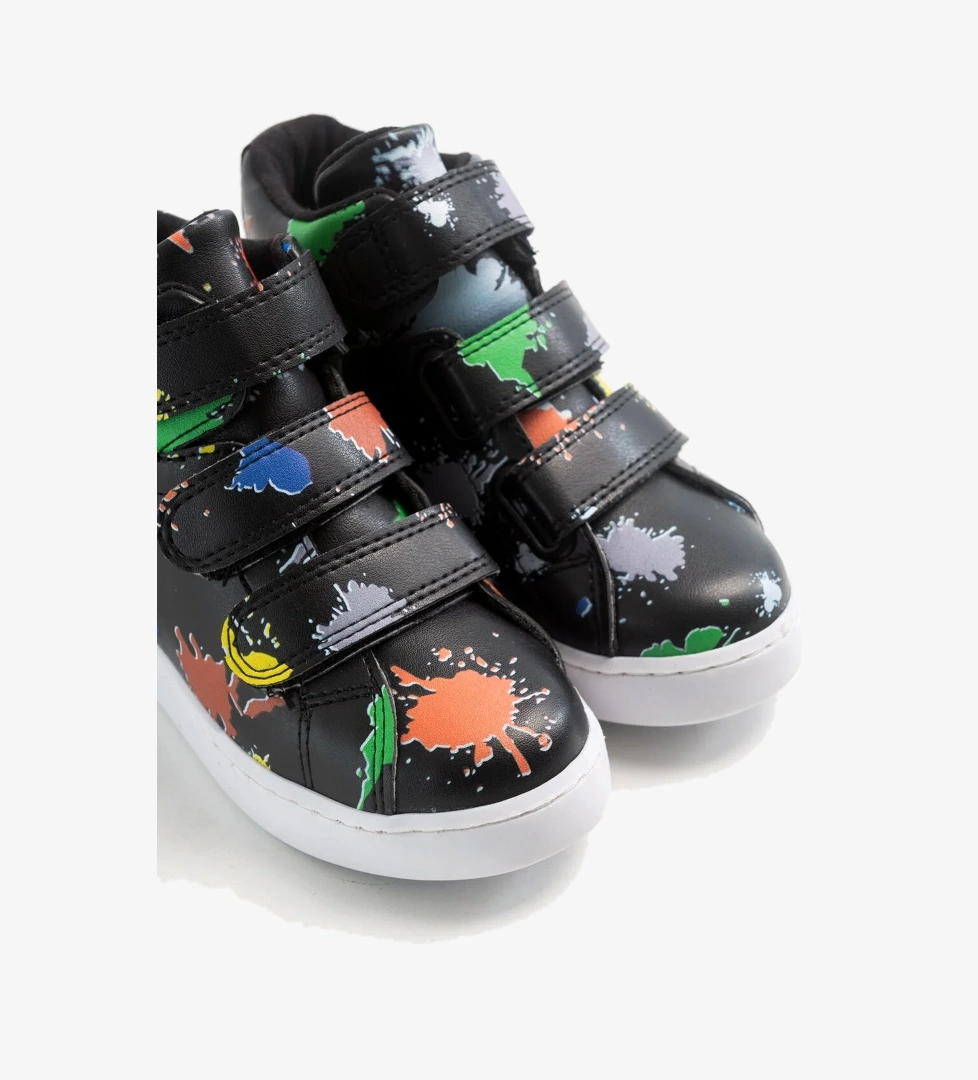 Mnpc Erkek Çocuk Siyah Suni Deri Çocuk Bot model görseli