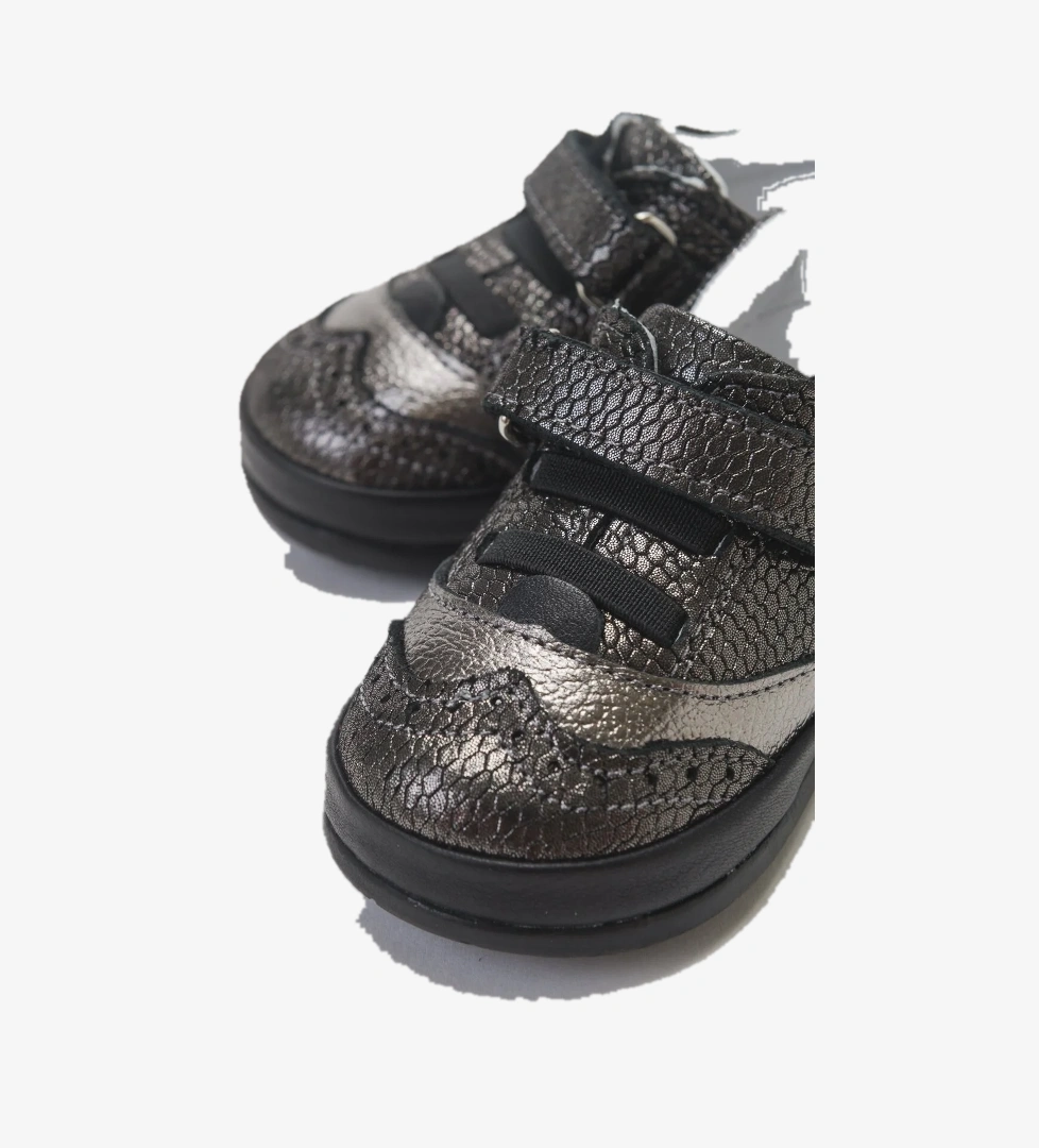 Kız Çocuk Siyah Hakiki Deri İlk Adım Günlük Ayakkabı