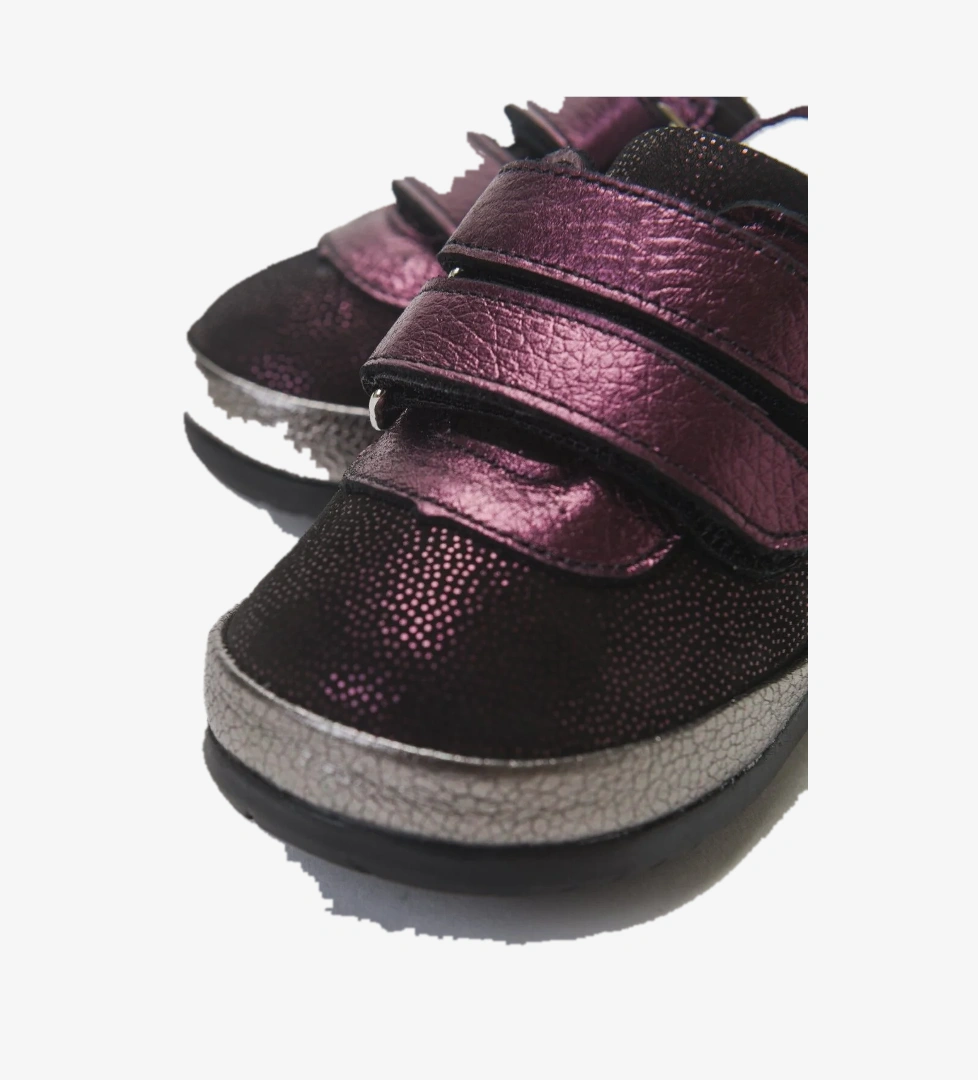 Kız Çocuk Bordo Hakiki Deri İlk Adım Günlük Ayakkabı