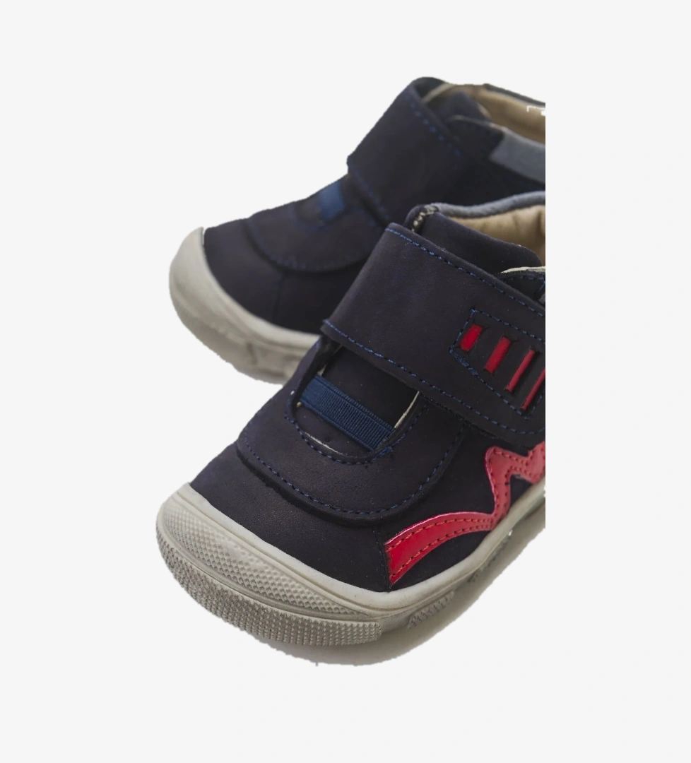 Erkek Çocuk Lacivert Hakiki Deri İlk Adım Bot