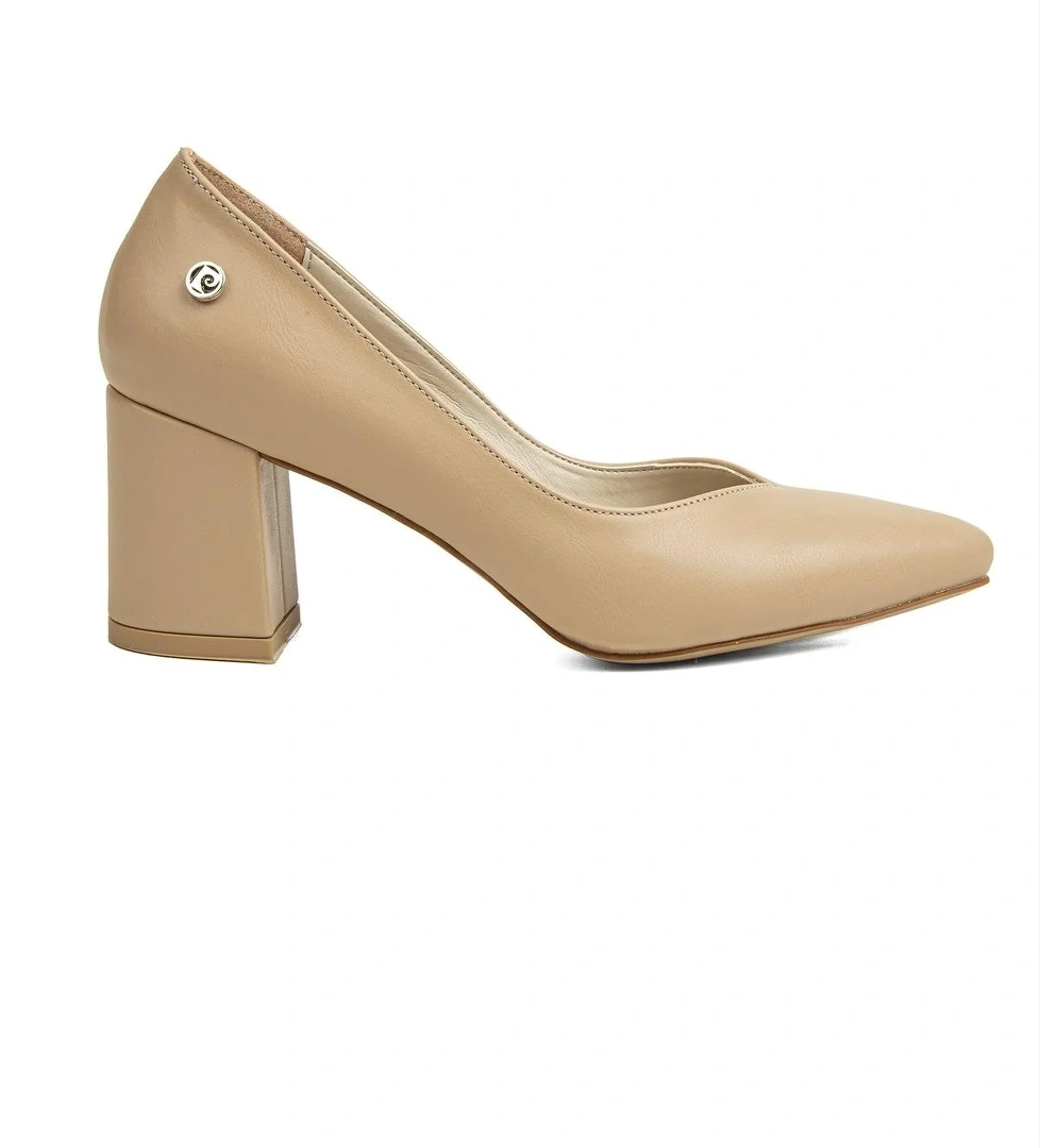 ® | PC-50177 - 3066 Krem - Kadın Topuklu Ayakkabı