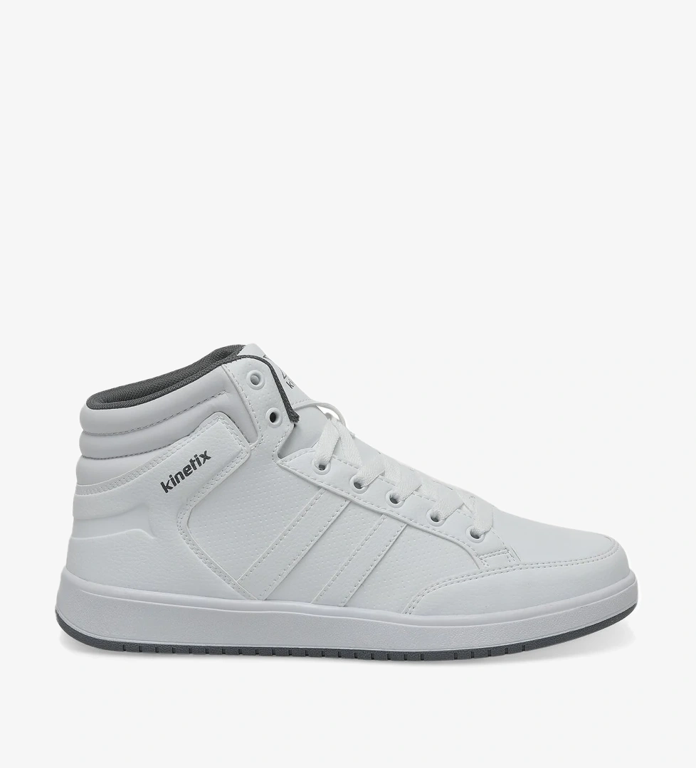 KORT PU HI 3FX Beyaz Erkek High Sneaker - Görsel 1