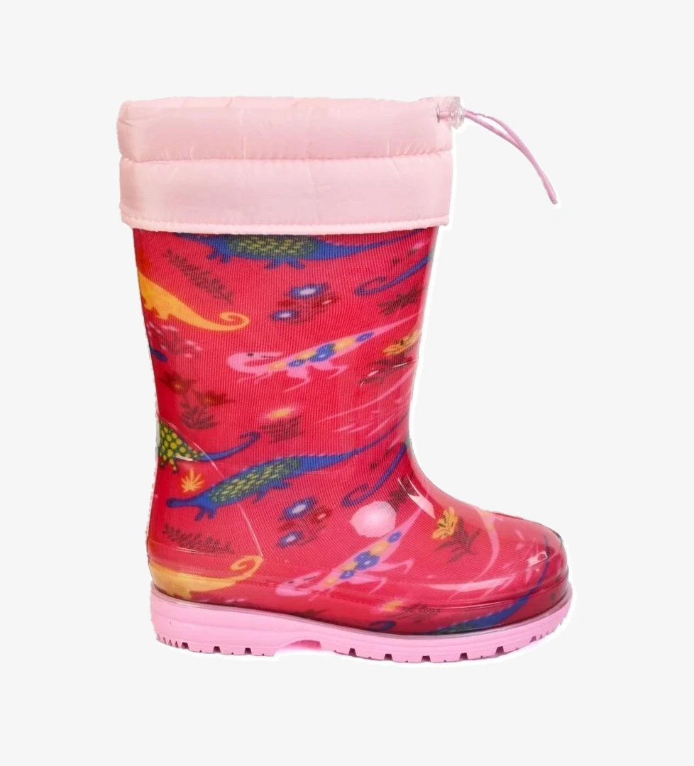 ModaOnn Kız Çocuk Içi Kürklü Soğuk Geçirmez Yağmur Çizmesi - Görsel 1