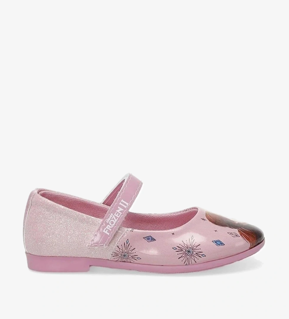 ModaOnn Kız Çocuk Pembe Simli Prensesler Babet Ayakkabı