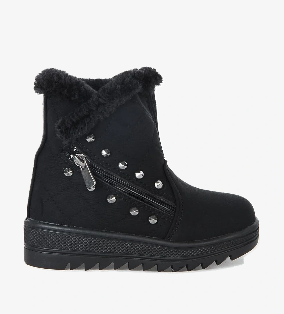 Twi̇ngo Twingo 6111 Siyah Kürklü Kız Çocuk Bot model görseli