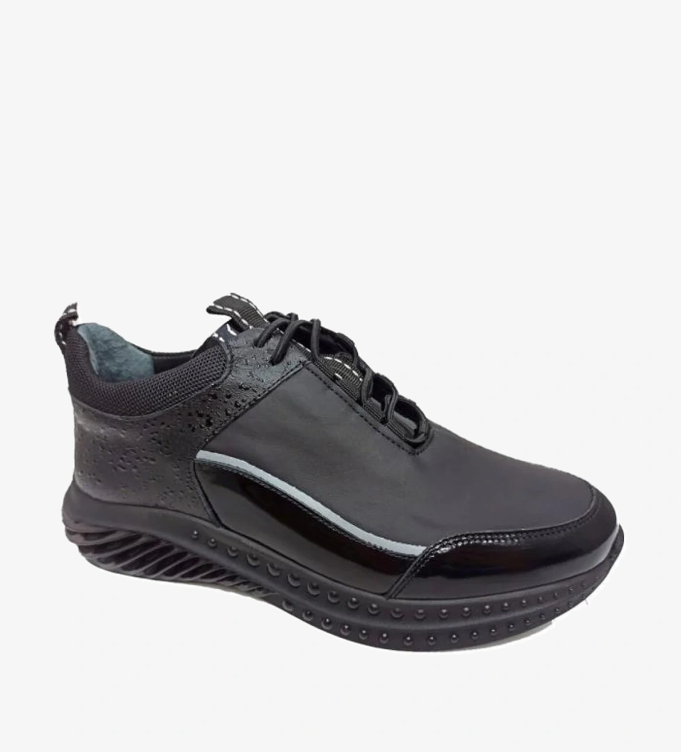 16202 Hakiki Rugan Deri Casual Erkek Ayakkabı - Görsel 1