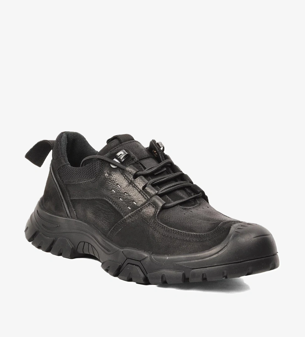 Ayakmod 152-16230 Siyah Nubuk Hakiki Deri Erkek Günlük Ayakkabı model görseli