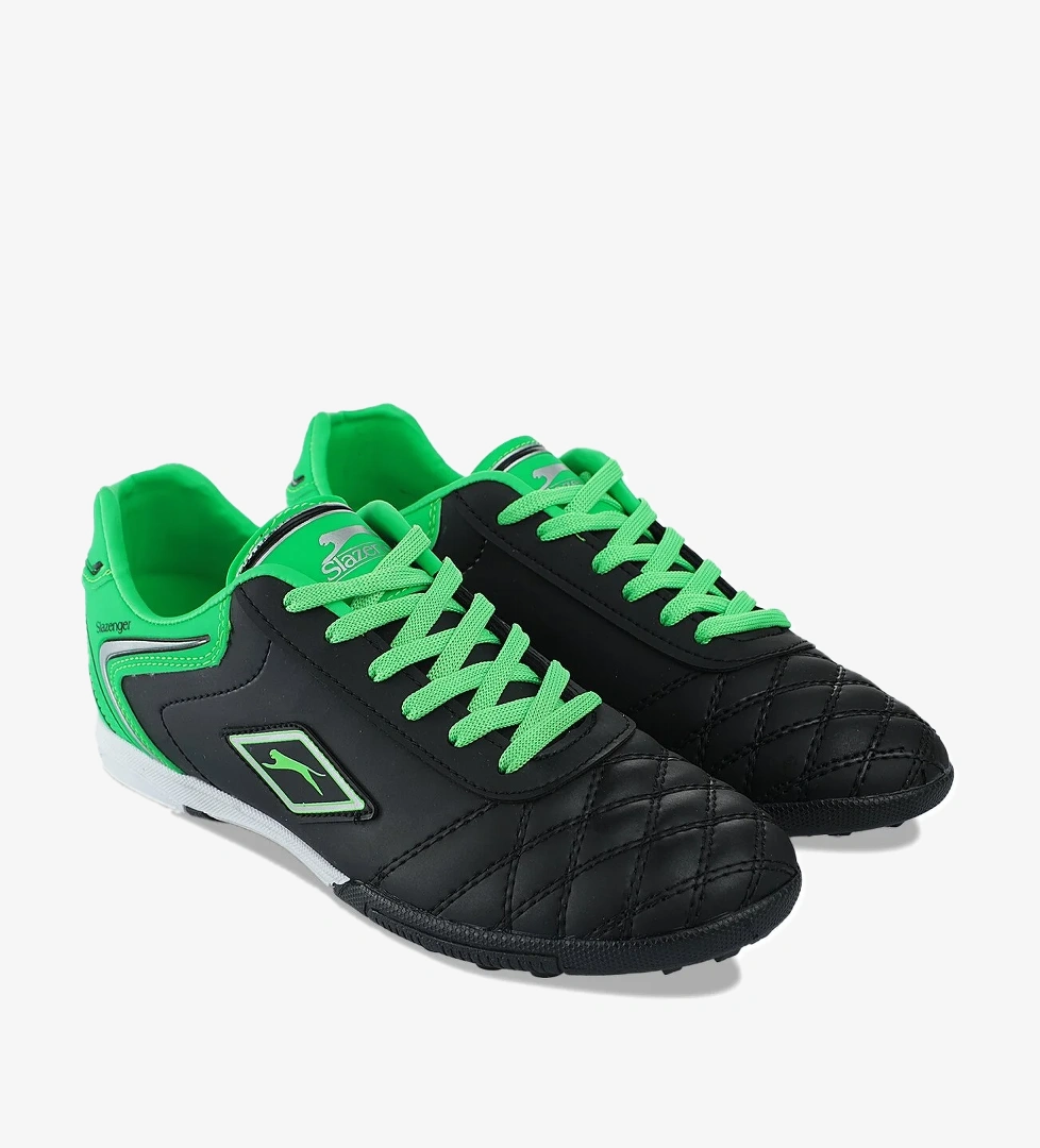 HUGO HS Futbol Erkek Halı Saha Ayakkabı Siyah / Yeşil