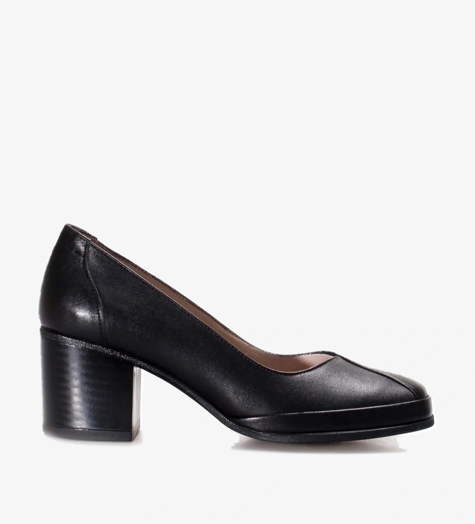 Fast Step Hakiki Deri Kadın Kalın Topuklu Ayakkabı 889ZA5313 model görseli