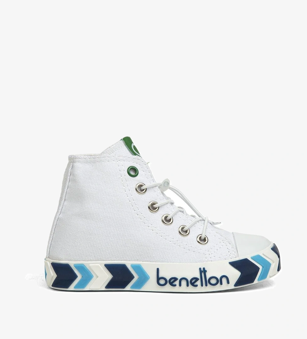 ® | BN-30647 - 3394 Beyaz Lacivert - Çocuk Sneakers