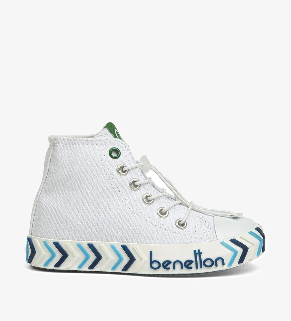 ® | BN-30645 - 3394 Beyaz Lacivert - Çocuk Spor Ayakkabı