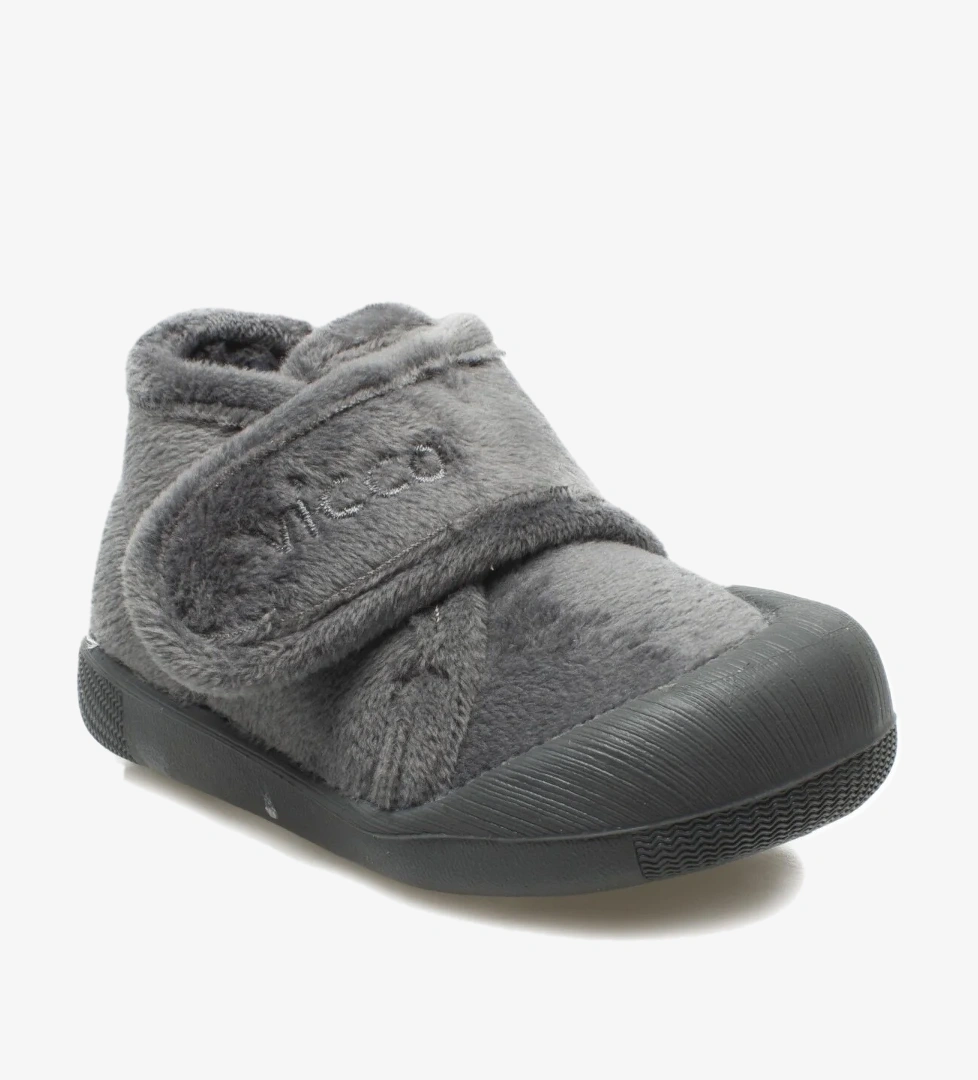 959.e19K.445 Color İlk Adım Füme Kız Çocuk Panduf