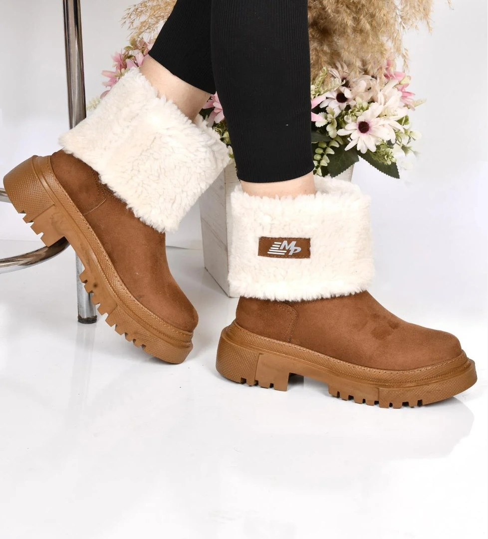 M.p MP 222-2745 Termal Kürklü Kadın Düz Bot Ayakkabı model görseli