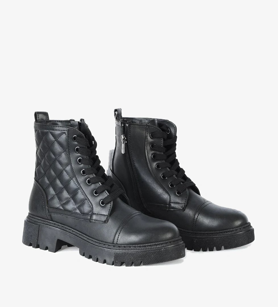 M.p MP 222-2736Zn Siyah Kadın Düz Bot model görseli