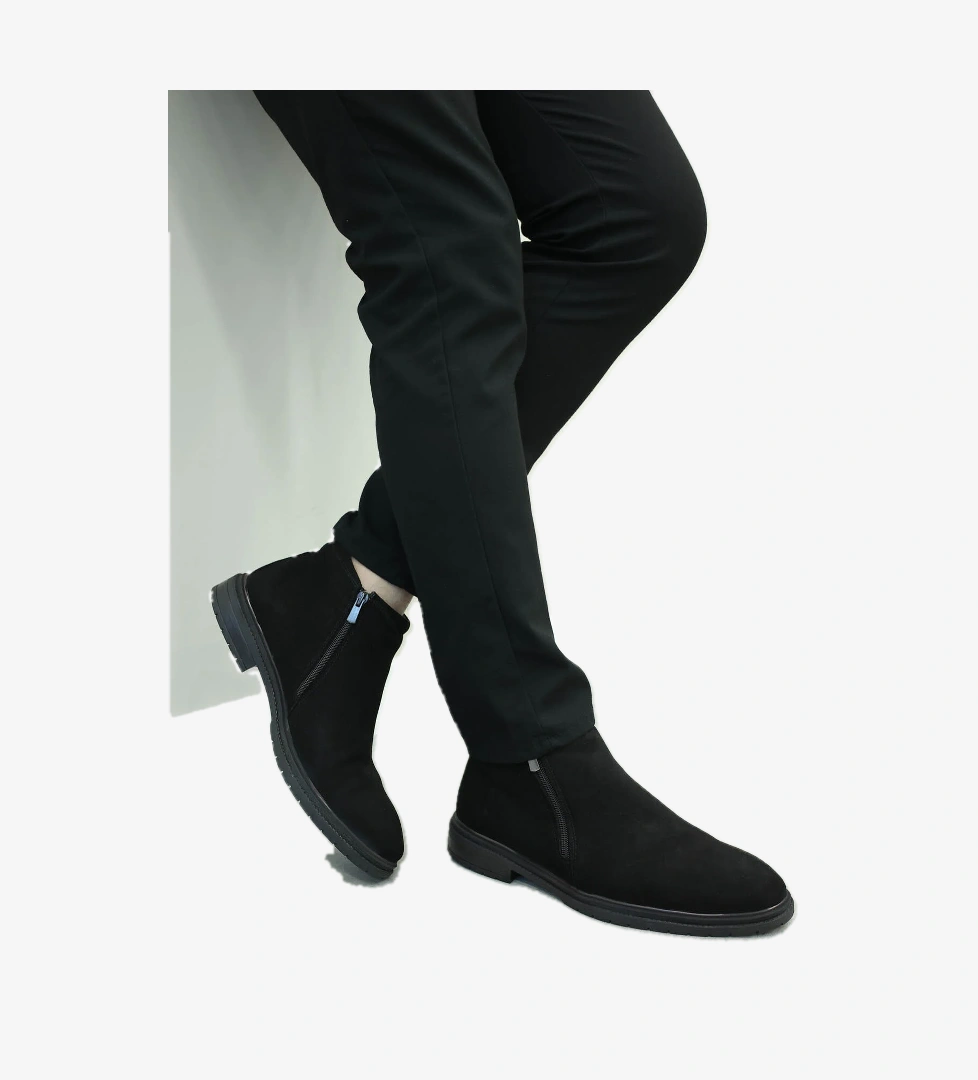 Fast Step Hakiki Deri Kürklü Erkek Klasik Bot 711kma4004 model görseli