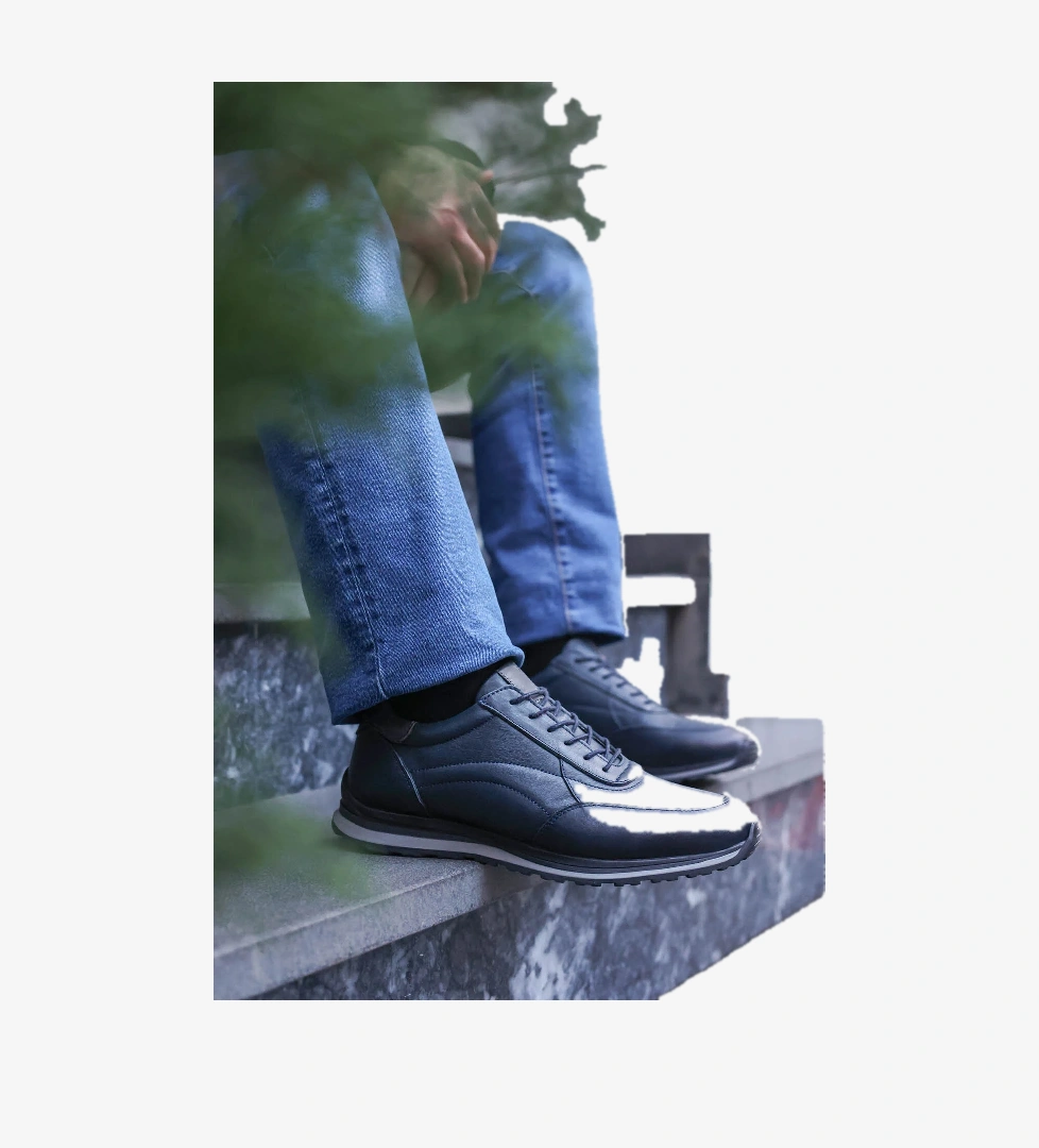 Hakiki Deri Erkek Spor Ayakkabı 855MA415