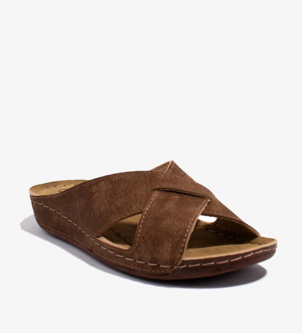 DZA37-514 Vizon Günlük Ortopedik Kadın Terlik