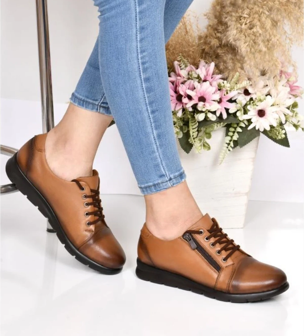 Scavia 02276 Orto Pedik Kadın Deri Günlük Ayakkabı