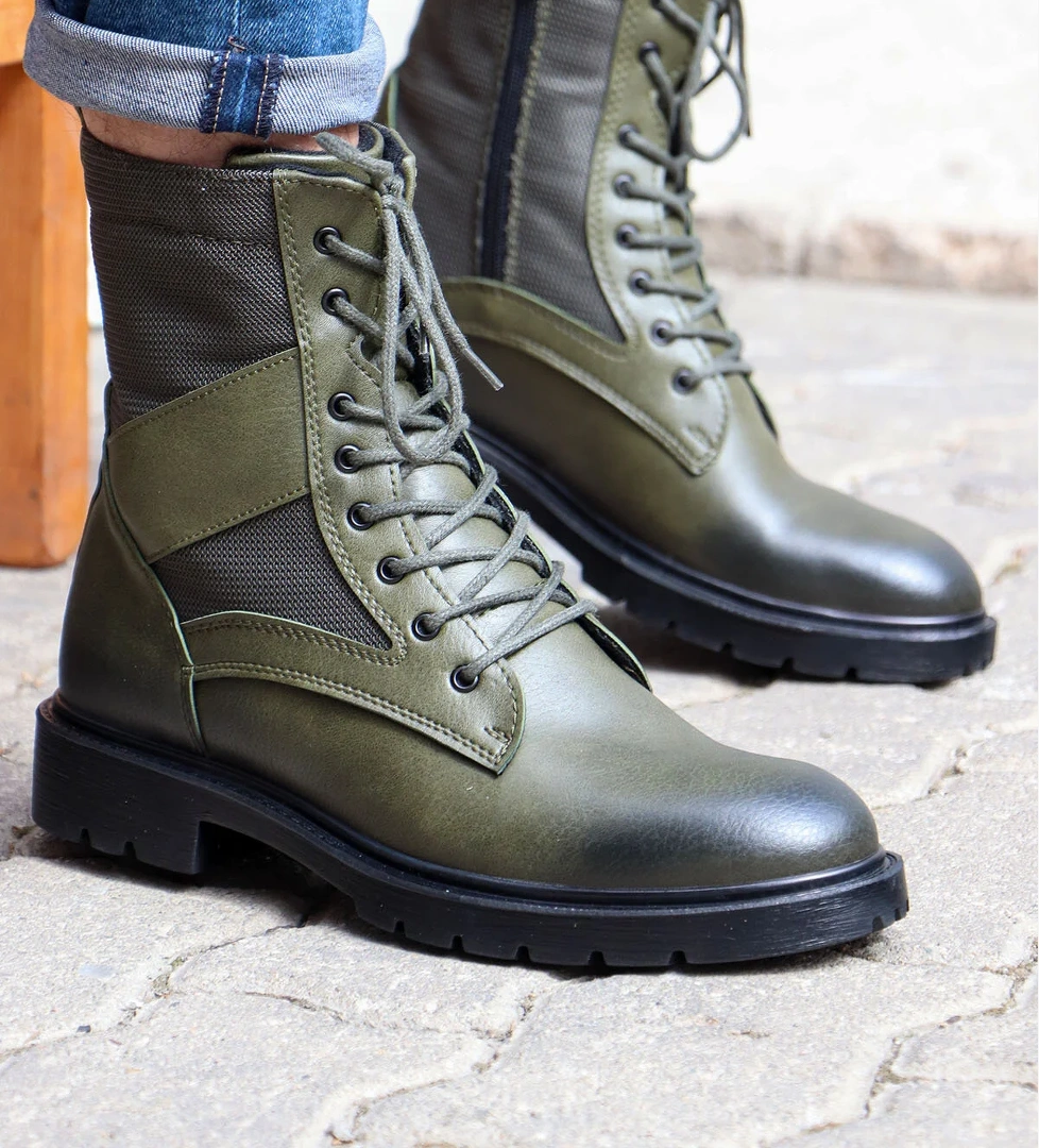 Vojo C756 Sıcak Astarlı Fermuarlı Erkek Bot Postal 2 Renk model görseli