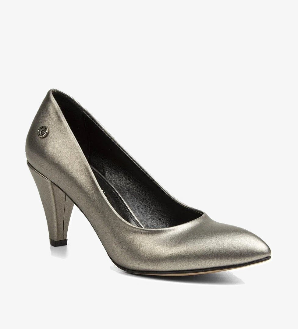 Pierre Cardin ® | PC-50178 - 3066 Platin - Kadın Topuklu Ayakkabı model görseli