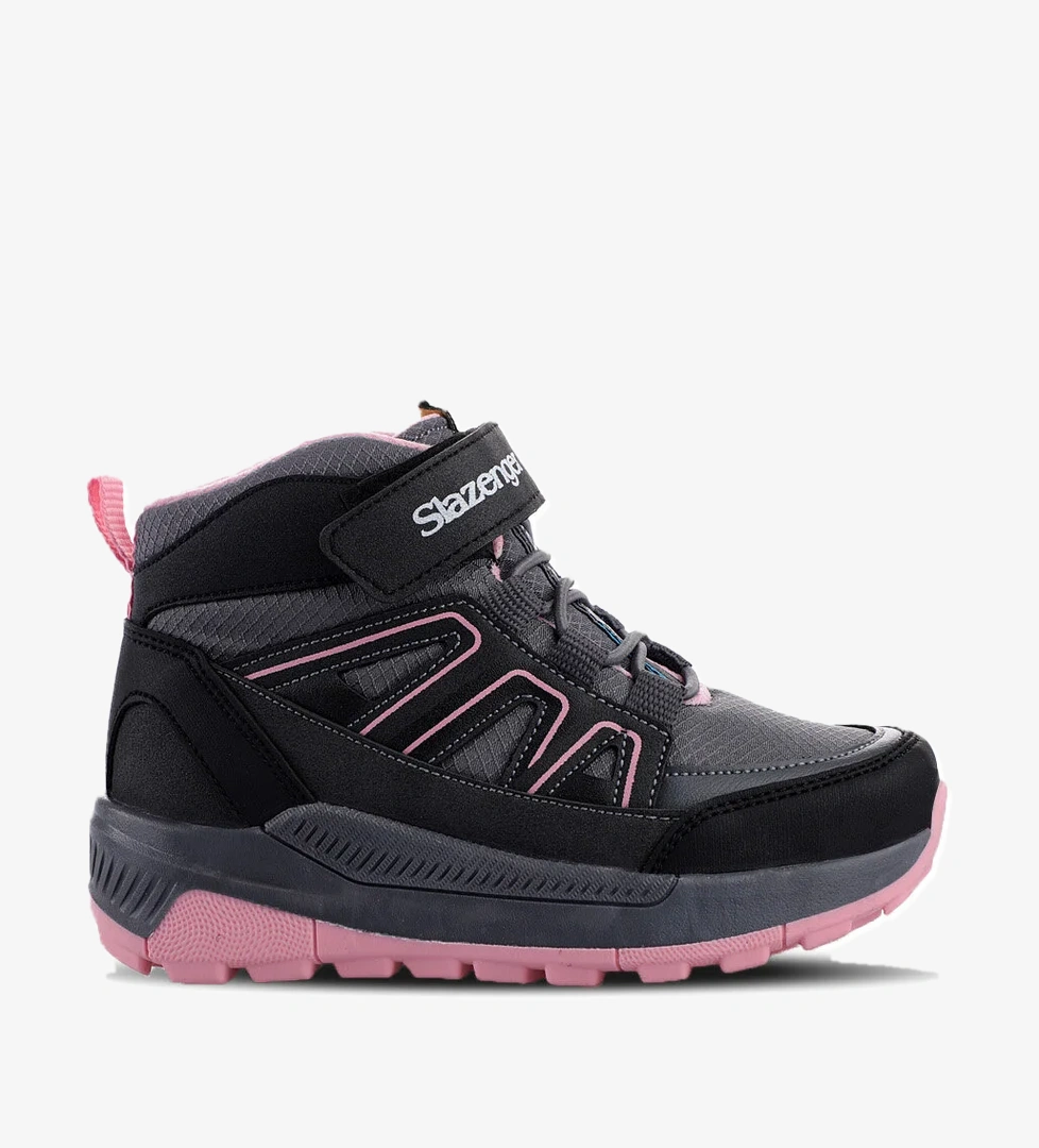 KEPHAS Kız Çocuk Bot Koyu Gri / Pembe