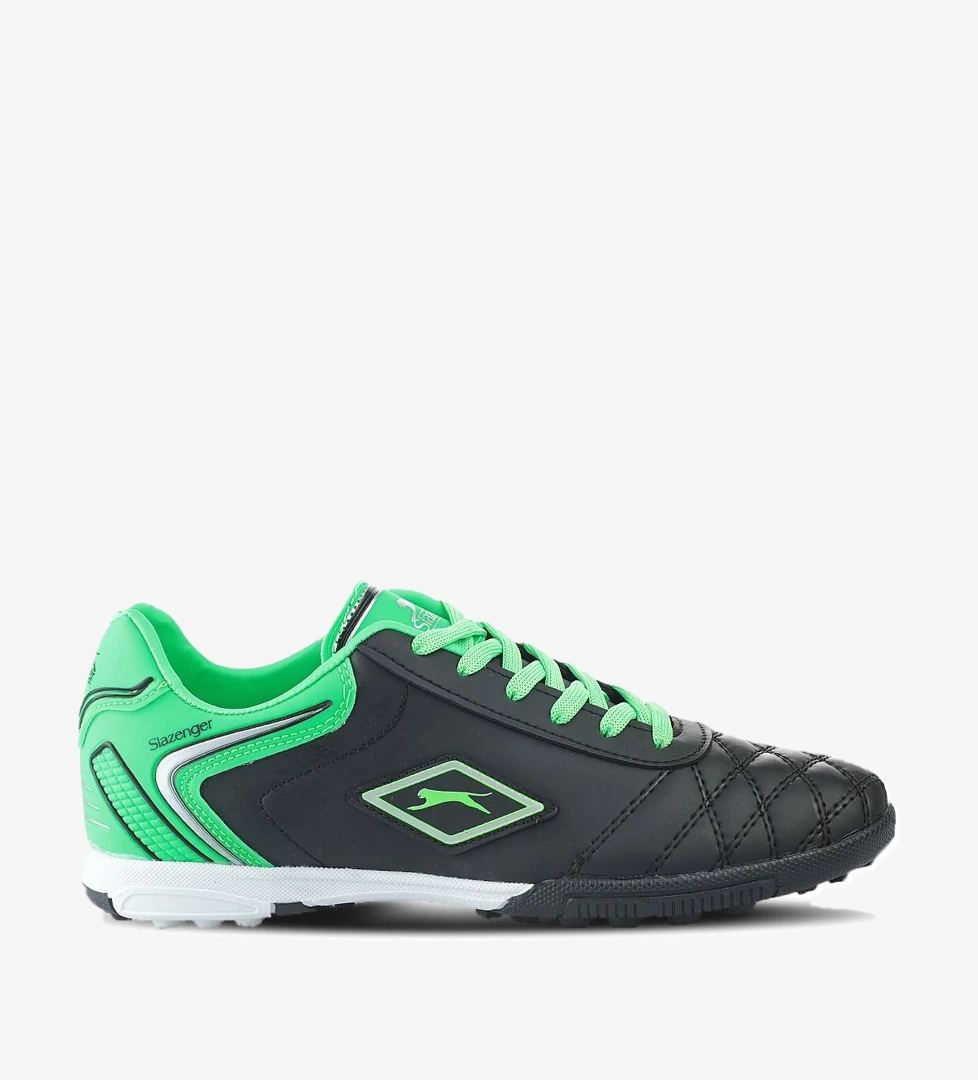 HUGO HS Futbol Erkek Çocuk Halı Saha Ayakkabı Siyah / Yeşil