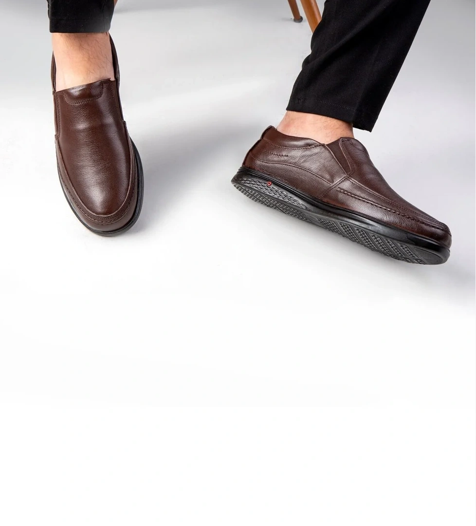 Cushy Hakiki Deri Comfort Ortopedik Erkek Günlük Ayakkabı, Baba Ayakkabısı, Ortopedik Ayakkabı