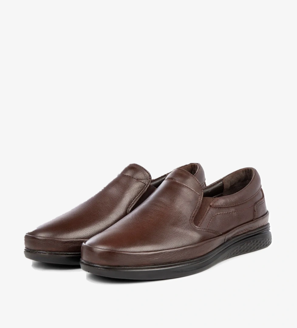 Murih Hakiki Deri Comfort Ortopedik Erkek Günlük Ayakkabı, Baba Ayakkabısı, Ortopedik Ayakkabı