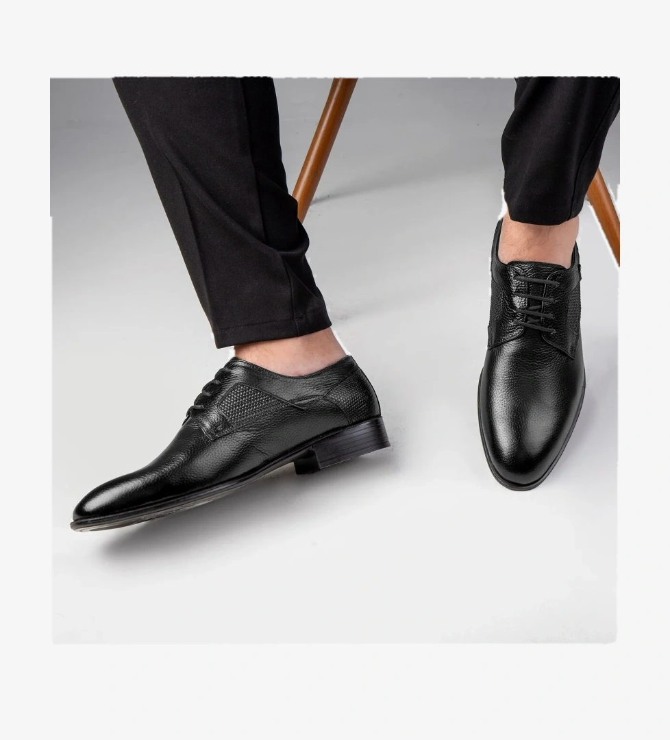 Ducavelli Ducavelli Sace Hakiki Deri Erkek Klasik Ayakkabı, Derby Bağcıklı Ayakkabı model görseli