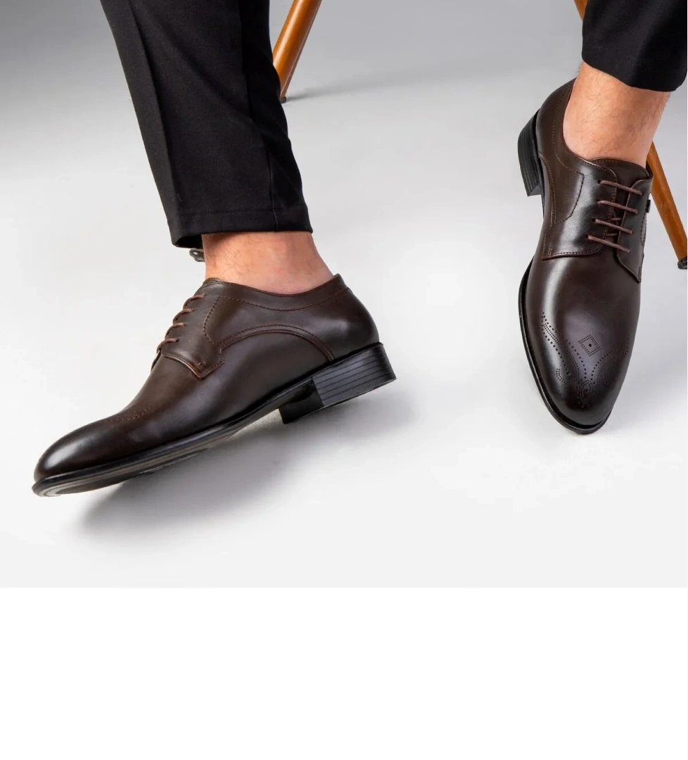 Taura Hakiki Deri Erkek Klasik Ayakkabı, Derby Klasik Ayakkabı