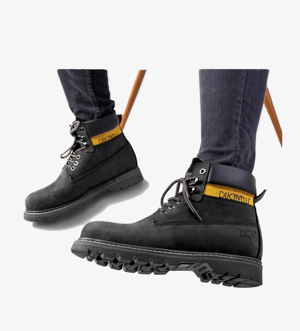 Desert Hakiki Deri Nubuk Bağcıklı Erkek Bot