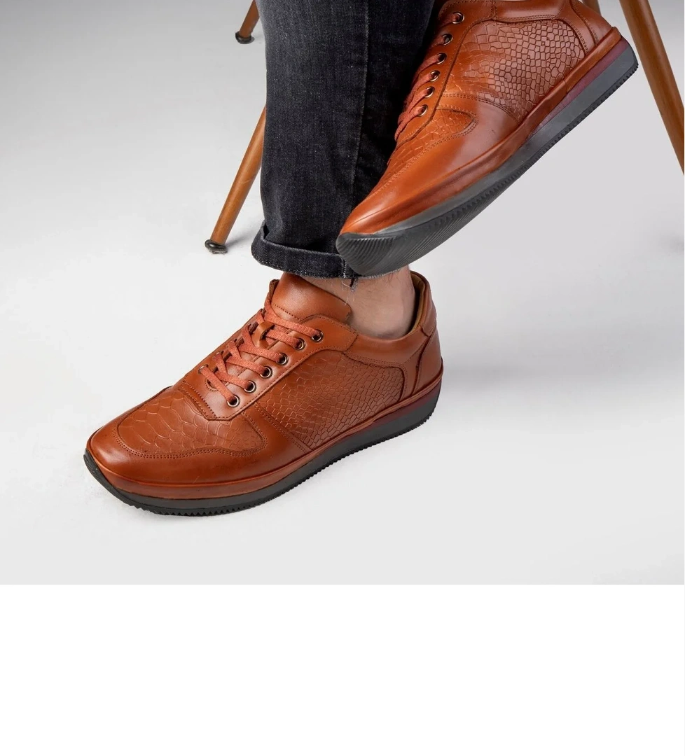 Muster Hakiki Deri Erkek Günlük Ayakkabı, İçi Kürklü Ayakkabı, Kışlık Kürklü Ayakkabı