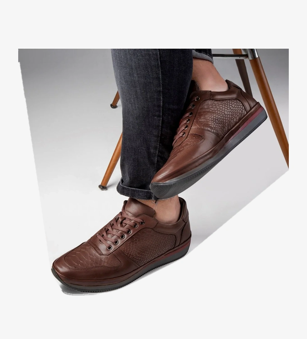 Muster Hakiki Deri Erkek Günlük Ayakkabı, İçi Kürklü Ayakkabı, Kışlık Kürklü Ayakkabı