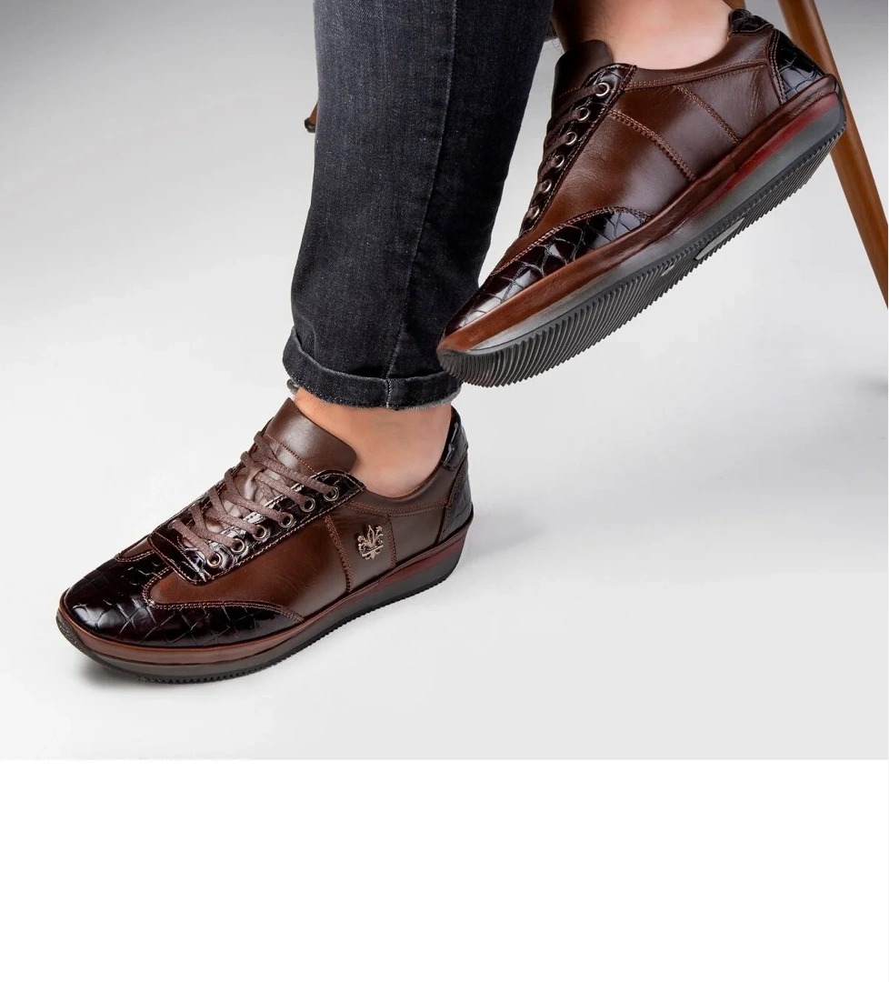 Blink Hakiki Deri Erkek Günlük Ayakkabı, İçi Kürklü Ayakkabı, Kışlık Kürklü Ayakkabı - Görsel 1