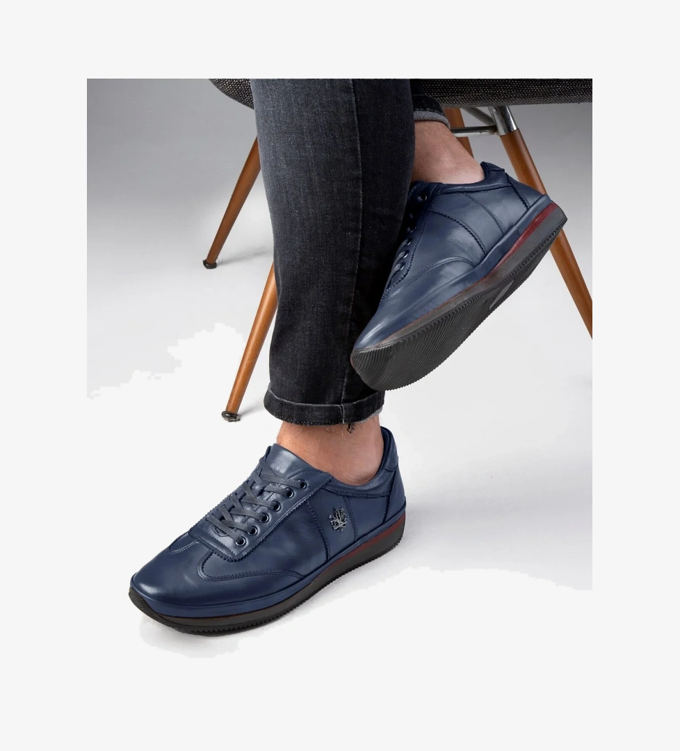 Ducavelli Reale Hakiki Deri Erkek Günlük Ayakkabı, İçi Kürklü Ayakkabı, Kışlık Kürklü Ayakkabı - Görsel 1