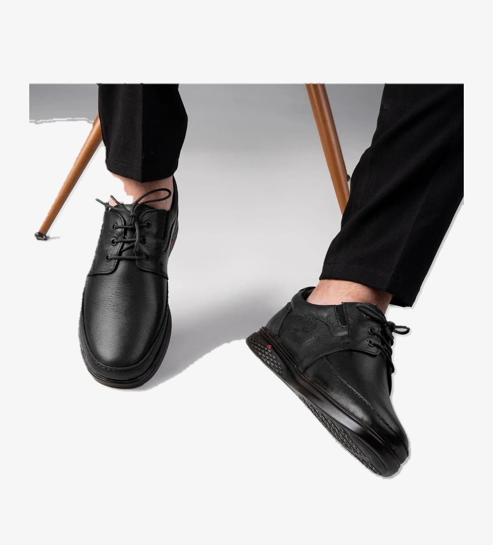 Ducavelli String Hakiki Deri Comfort Ortopedik Erkek Günlük Ayakkabı, Baba Ayakkabısı, Ortopedik Ayakkabı