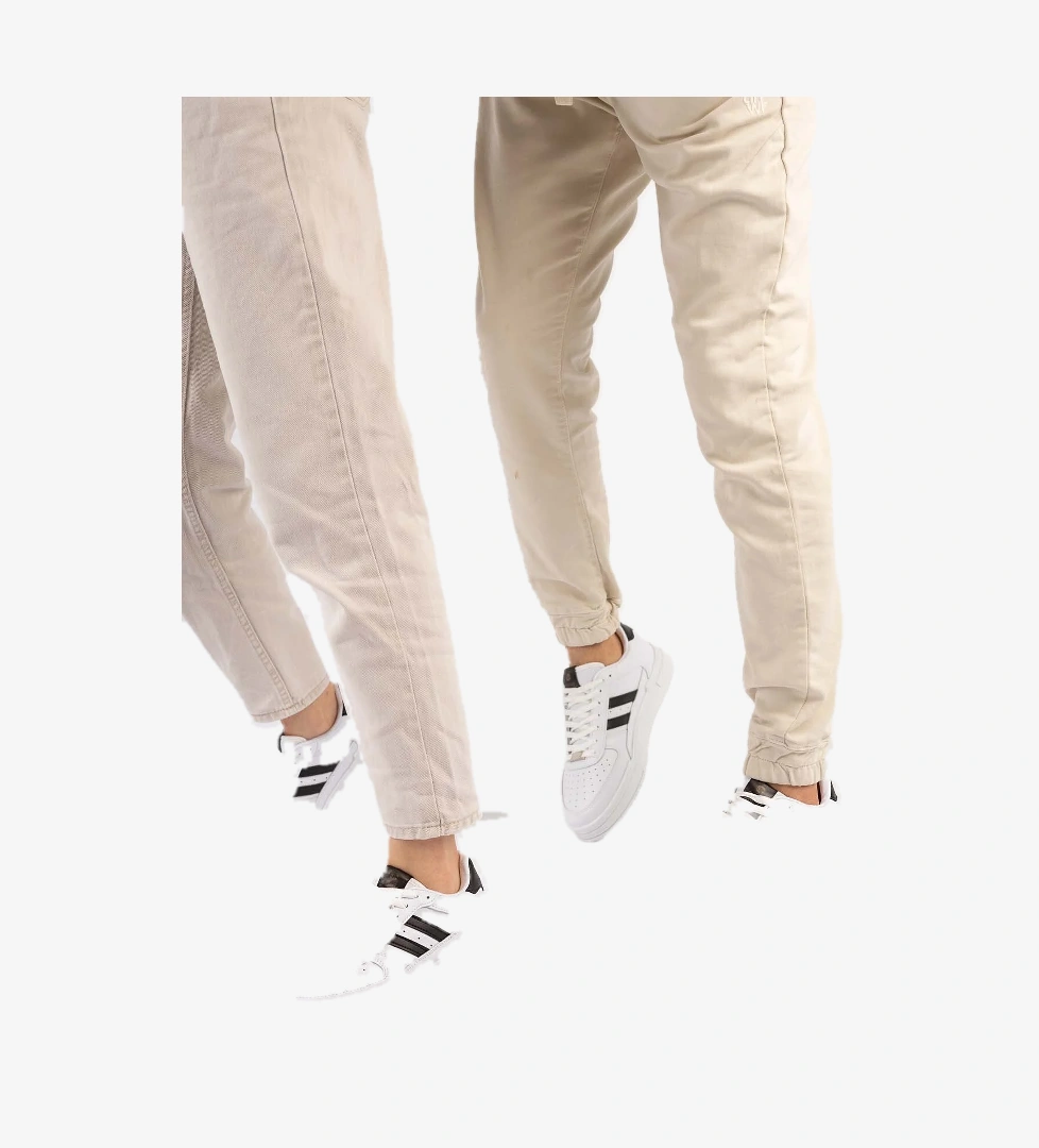 Unisex Garantili Ortopedik Hafif Esnek Sağlam Sneaker Spor Ayakkabı Cns.176 Beyaz Siyah