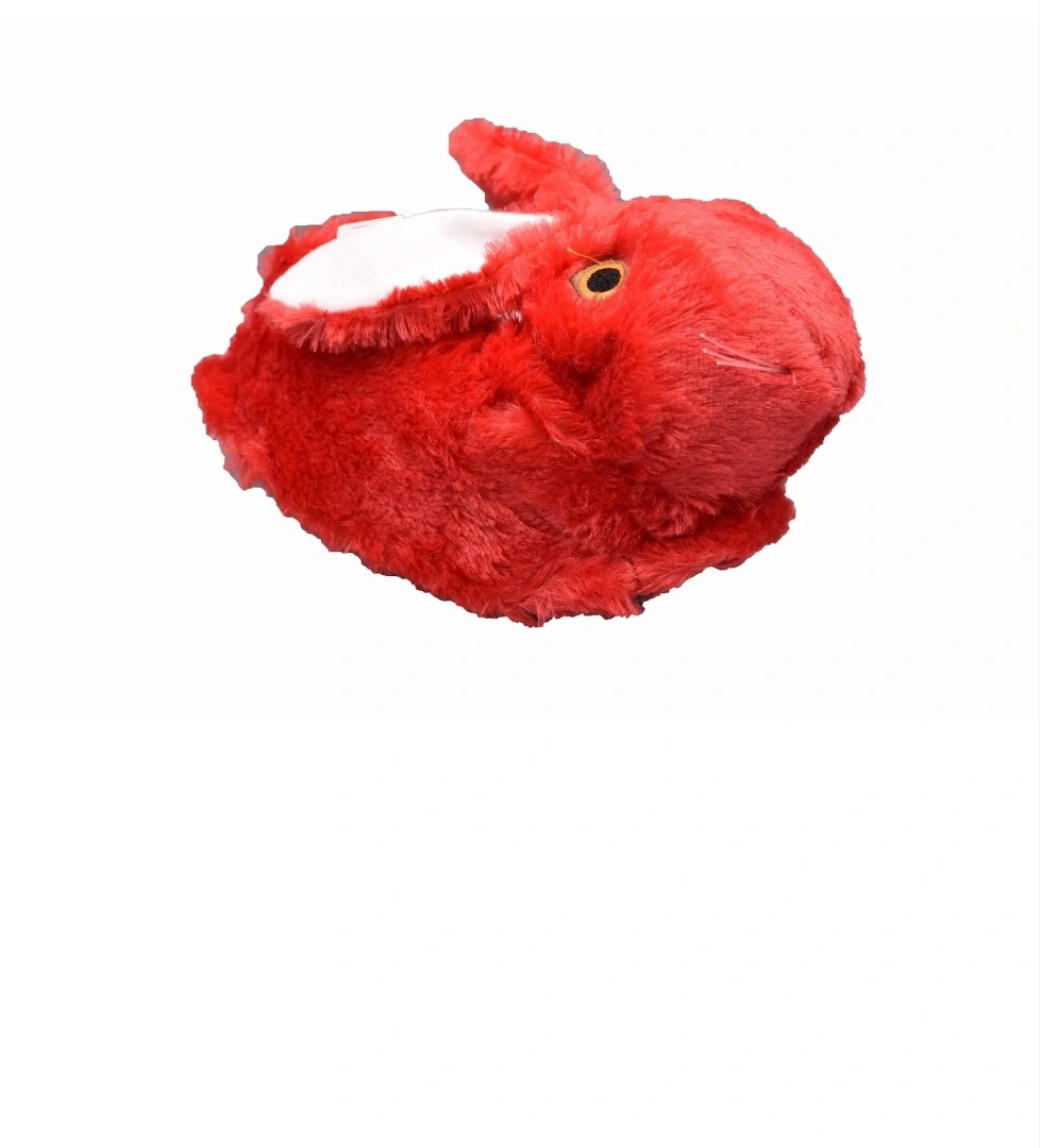 Odesa Ayakkabi Market Kadın Hayvanlı Kışlık Kırmızı Panduf Tavşanlı Terlik model görseli