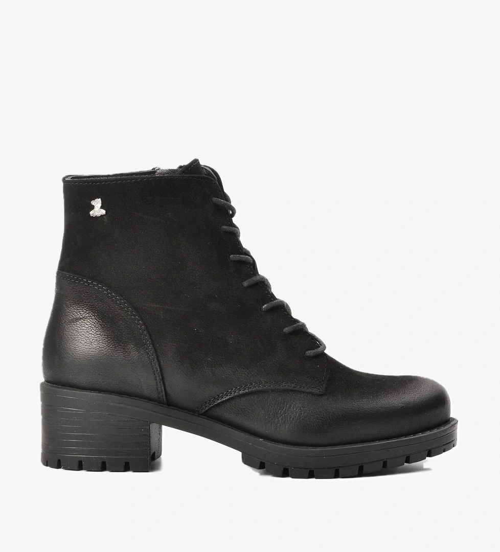 Venüs 3312k Siyah Nubuk Hakiki Deri Kadın Bot Topuklu model görseli