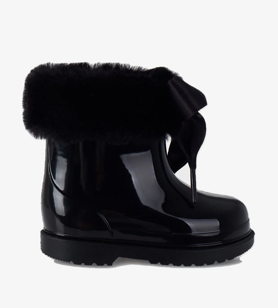 Kız Çocuk Yağmur Çizmesi W10258 SİYAH