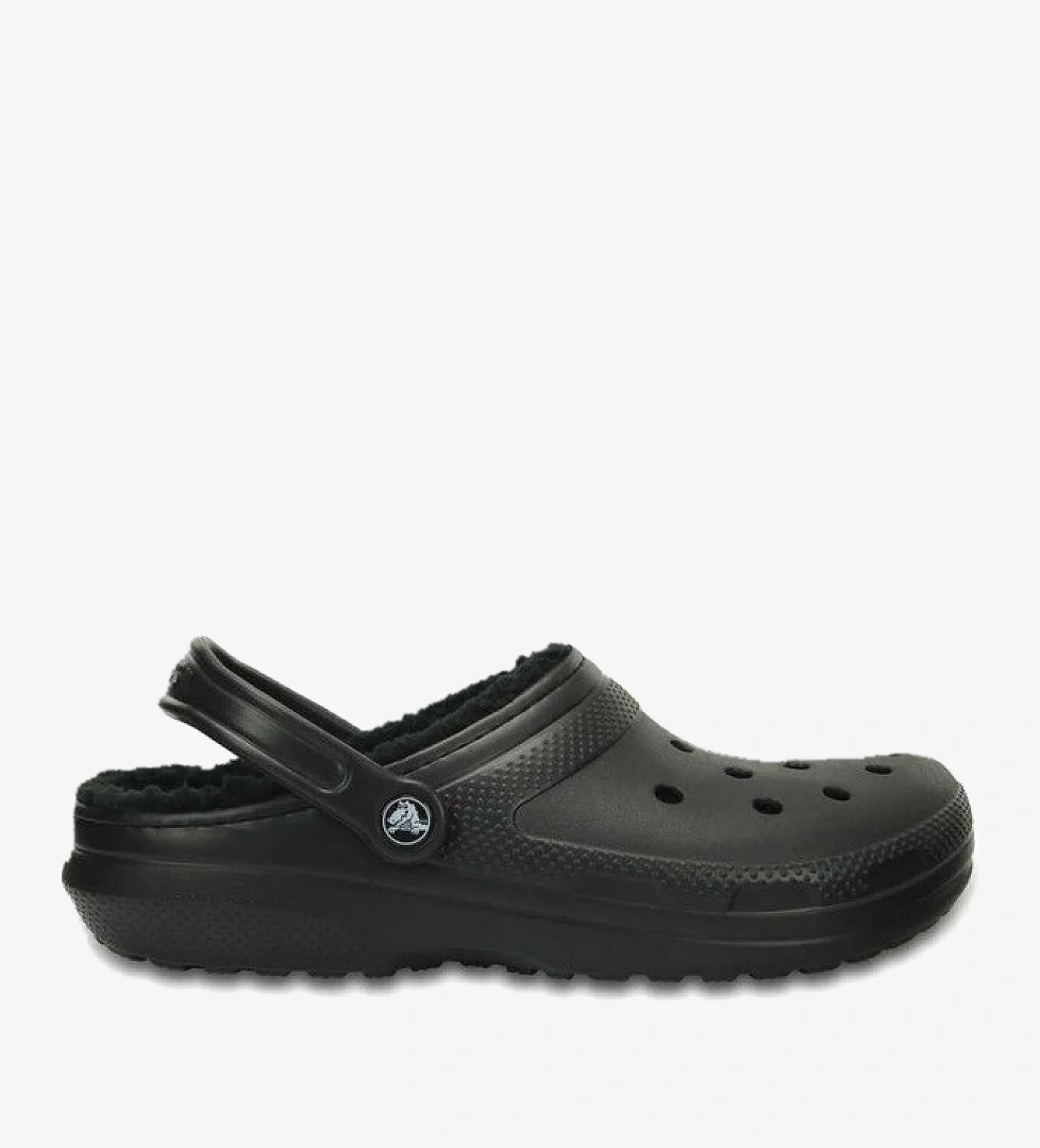 Classic Lined Clog Unisex Siyah İçi Yünlü Günlük Terlik 203591-060