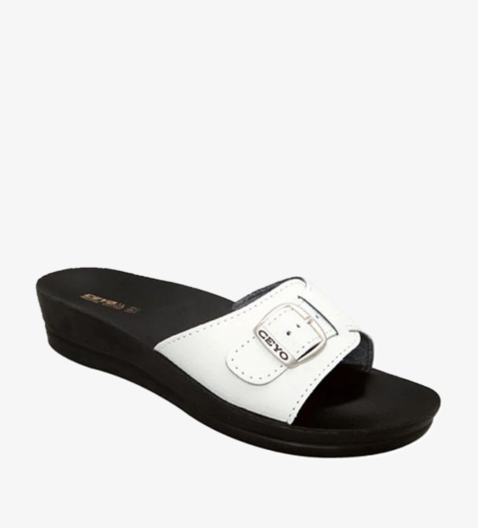 Minerva Tokalı Ortapedik Kadın Terlik &amp; Sandalet