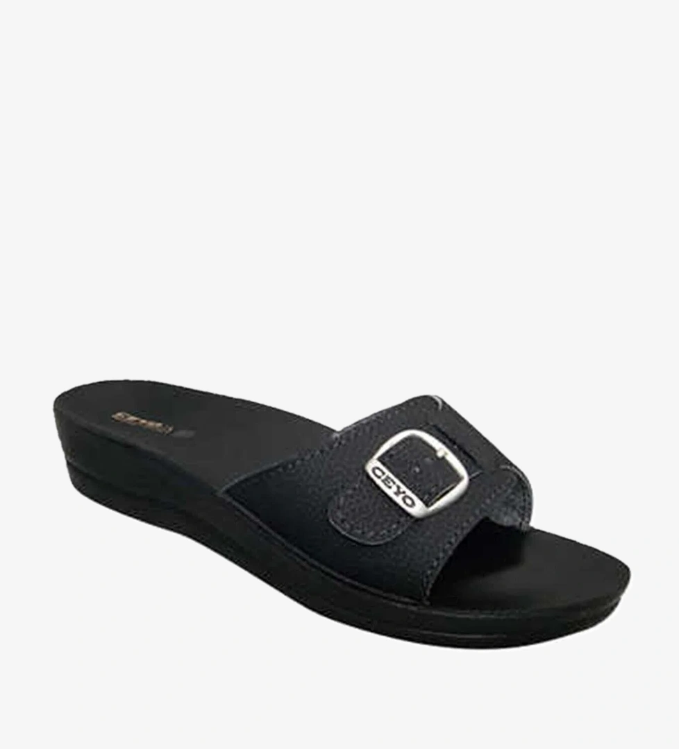 Minerva Tokalı Ortapedik Kadın Terlik &amp; Sandalet - Görsel 1