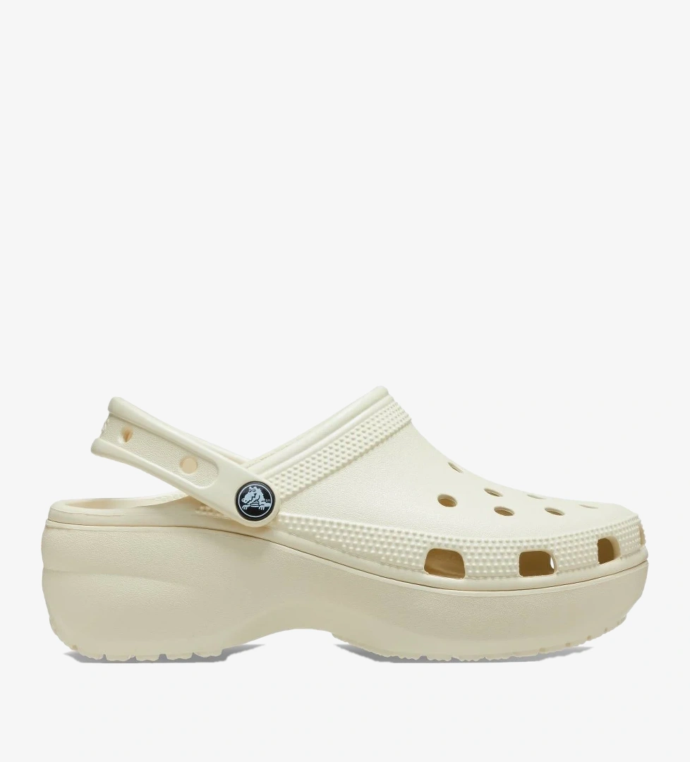 Crocs Classic Platform Clog W Bayan Bej Terlik206750-2y2